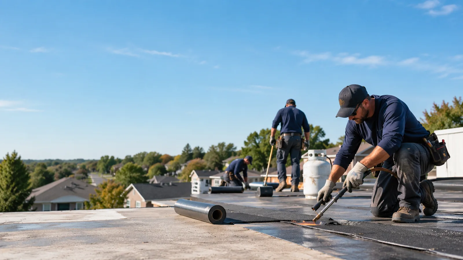 Flat Roof Leak Repair providers in Benson, IL